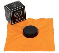 MI&VI Premium Dark Rosin for Violin, Viola, Cello Bows | Super Sensitive | Velvet Polish Cloth | Round Resin - By MIVI Music