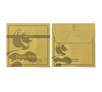 MI&VI Premium Violin E String, Golden E/Gold E String - Medium, Single E, Ball End, Super Flexible and Sensitive (Violin E 4/4)