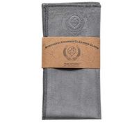 MI&VI Synthetic Chamois Microfiber Cleaning Cloth for Violin, Viola, Cello, Bass, Guitar 12x12in (Charcoal-Grey)