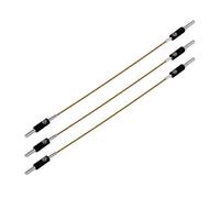 MI&VI Titanium Alloy Tail Gut/tailgut, Wire Adjuster, Strand Connectors (Violin 4/4 (3pack))