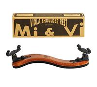 MI&VI Viola Shoulder Rest - Real Wood, Round, Collapsible, Adjustable, Excellent Support Grip (Viola 15"-17")
