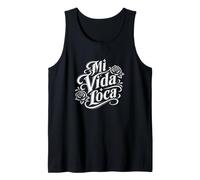 Mi Vida Loca Spanish My Crazy Life Latino Graphic Tank Top