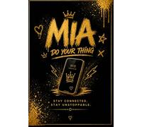 MIA Do Your Thing: Stylish Lined Notebook for Girls, Teens & Women