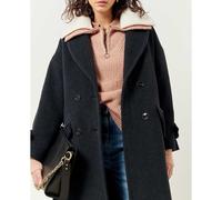 Mia Double-Breasted Coat grey