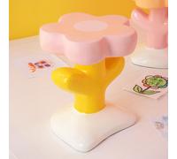 Mia Flower Accent Table - Multi-Color - Fibreglass