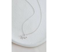 Mia Gioielli Women's Sterling Silver T-Rex Dinosaur Pendant Necklace | Size: 45 cm Mia Gioielli Silver 45 cm
