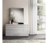 Mia Grey Italian 3 Drawer Dresser
