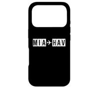 MIA HAV Route Miami Havana Flight Path Cuba Case for iPhone 17 Pro