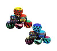 Mia Jewel Shop - Footbag Sack for Kick Ball | Assorted Foot Bag Crochet Hacky for Adults | Juggling Balls for Beginners | Multicolored Geometric Pattern | Handmade Guatemalan Crafts (Set of 12)