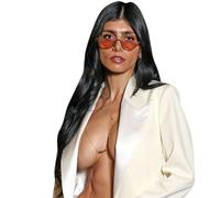 Mia Khalifa (Coat) Half Body Buddy Cutout