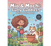 Mia & Mochi: Curly Cuddles: Soft Paws Symphony：A Bold and Easy Coloring Book for Adults and Kids (Mindful Designs for Relaxation and Creative Calm)