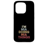 Mia Name Mia Personalized Name First Given Case for iPhone 15 Pro