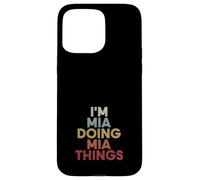 Mia Name Mia Personalized Name First Given Case for iPhone 15 Pro Max