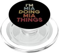 Mia Name Mia Personalized Name First Given PopSockets PopGrip for MagSafe