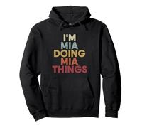 Mia Name Mia Personalized Name First Given Pullover Hoodie