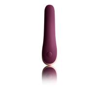 Mia Rechargeable Streamlined Textured Vibrator Climaximum Burgundy One Size