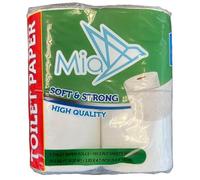 Mia Septic Safe Toilet Paper, 2 Ply 190 Sheets/Roll, 4 Rolls per Pack