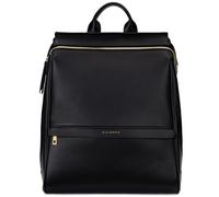 Mia + Sophia Leather Diaper Bag Backpack with Changing Pad, Stroller Straps, Bottle Holder, Black Sophia, M, Mia Collection