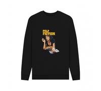 Mia Wallace Vintage Sweatshirt Pulp Fiction Black M