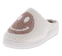 MIA Women's Cozi Slippers, Cocoa Happy Face, 5.5 UK