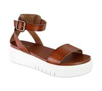 MIA Women's Lunna Heeled Sandal, Cognac, 6.5 UK