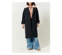 Mia Double-Breasted Coat Dark Blue