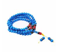 MIACIA Prayer Beads Necklace Tibetan Buddhism Meditation 108 Prayer Beads Tibetan Blue Turquoise Buddhist Deads Rosary beads, Natural gemstone, Turquoise