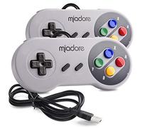 2 Pack USB Controller for SNES Retro Gaming, miadore USB Classic Gamepad Joypad Gamestick for Windows PC MAC Linux Raspberry Pi 3