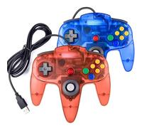 miadore 2 Packs USB Retro Controllers for N64 Gaming, PC Classic N64 Game Pad Joypad for Windows PC MAC Raspberry Pi
