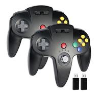 miadore 2 PCS Wireless N64 Controller For Switch 1/2/OLED/Lite,Plug & Play