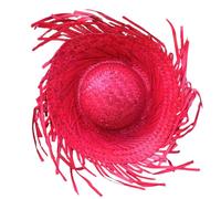 MIADOSHINSE Festive Sombrero Hat, Colorful Ripped Brim Straw Design | Hawaiian Fiesta Hat, Perfect For Party Photo Props