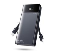 Miady 20000mAh Power Bank - 27W Fast Charging with Built-in USB-C, Compatible with iPhone 16/15/14, iPad, Galaxy S24, Oneplus, Android Devices，Switch 2