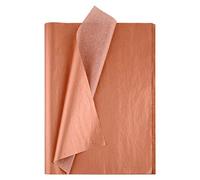 MIAHART 50 Sheets Rose Gold Tissue Paper Bulk 20X14 Inch Gift Wrap Paper Bulk Gift Wrapping Accessory Wrap for Wedding Birthday Party Favor Decor DIY Fringes Shredded Fill Confetti (Rose Gold)