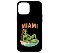 Miami Alien Girl Bikini Model Funny Beach Vacation Case for iPhone 12 Pro Max