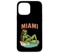 Miami Alien Girl Bikini Model Funny Beach Vacation Case for iPhone 13 Pro Max