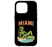 Miami Alien Girl Bikini Model Funny Beach Vacation Case for iPhone 16 Pro