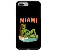 Miami Alien Girl Bikini Model Funny Beach Vacation Case for iPhone 7 Plus/8 Plus