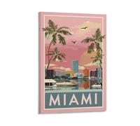 Miami ArtWhether It's The Living Room Background Wall Study Or Bedroom This Poster Can Instantly Become The Visual Focus Perfectly Integrating Into Various Home Styles And Showcasing Your Unique Artis