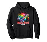 Miami Beach Florida Souvenirs Tie-Dye Save Sea Turtles Pullover Hoodie