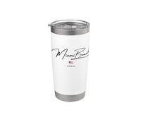 Miami Beach Florida Stainless Steel Insulated Tumbler