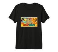 Miami Beach Florida Vacation Spring Break Retro Pop Art Premium T-Shirt