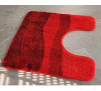 Miami DL U-Shape WC Mat Garnet Red Anti-Slip 15 mm 50x50 cm