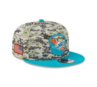Miami Dolphins Mens NFL Salute To Service Snapback 9Fifty Camo New Era Cap