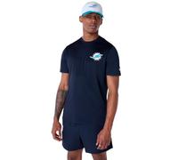 MIAMI DOLPHINS New Era NFL Essentials T-Shirt Navy