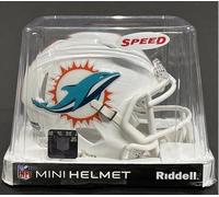 MIAMI DOLPHINS NFL RIDDELL MINI SPEED HELMET