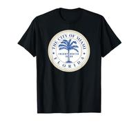 Miami Florida City Seal Symbol Flag T-Shirt