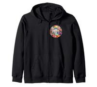 Miami Florida FL USA, Tropical Beaches, A1A, Stone Crabs Zip Hoodie