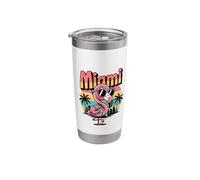 Miami Florida Souvenir/Miami Stainless Steel Insulated Tumbler