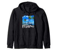 Miami Florida Souvenir/Miami Zip Hoodie