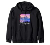 Miami Florida Souvenir/Miami Zip Hoodie